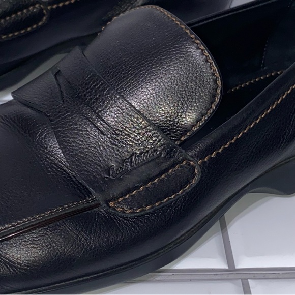 Louis Vuitton LV Dress Shoes Loafers Oxford Leather Black Men’s UK 7.5 US 8.5 - Picture 5 of 12